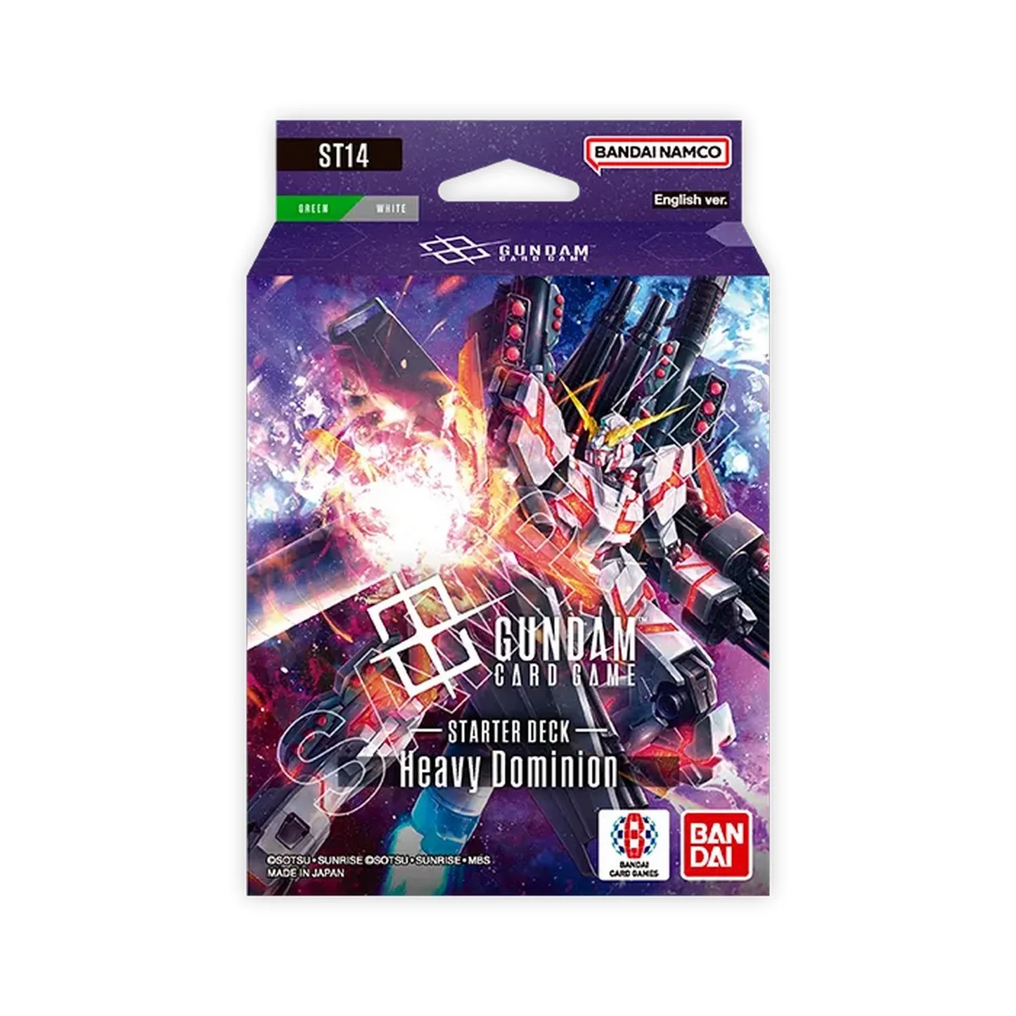 Mazo de inicio Heavy Dominion — Gundam Card Game