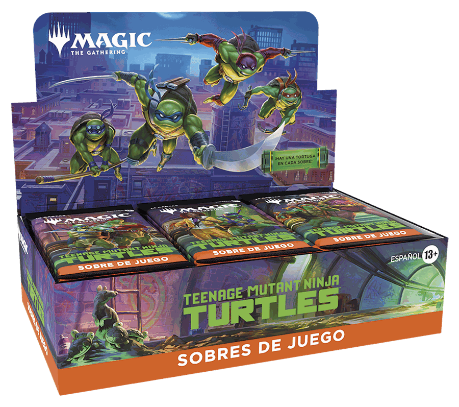 Caja de Sobres de Juego Teenage Mutant Ninja Turtles (Español)