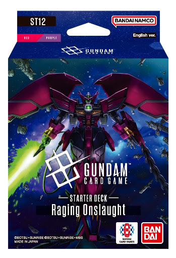 Mazo de inicio Raging Onslaught — Gundam Card Game
