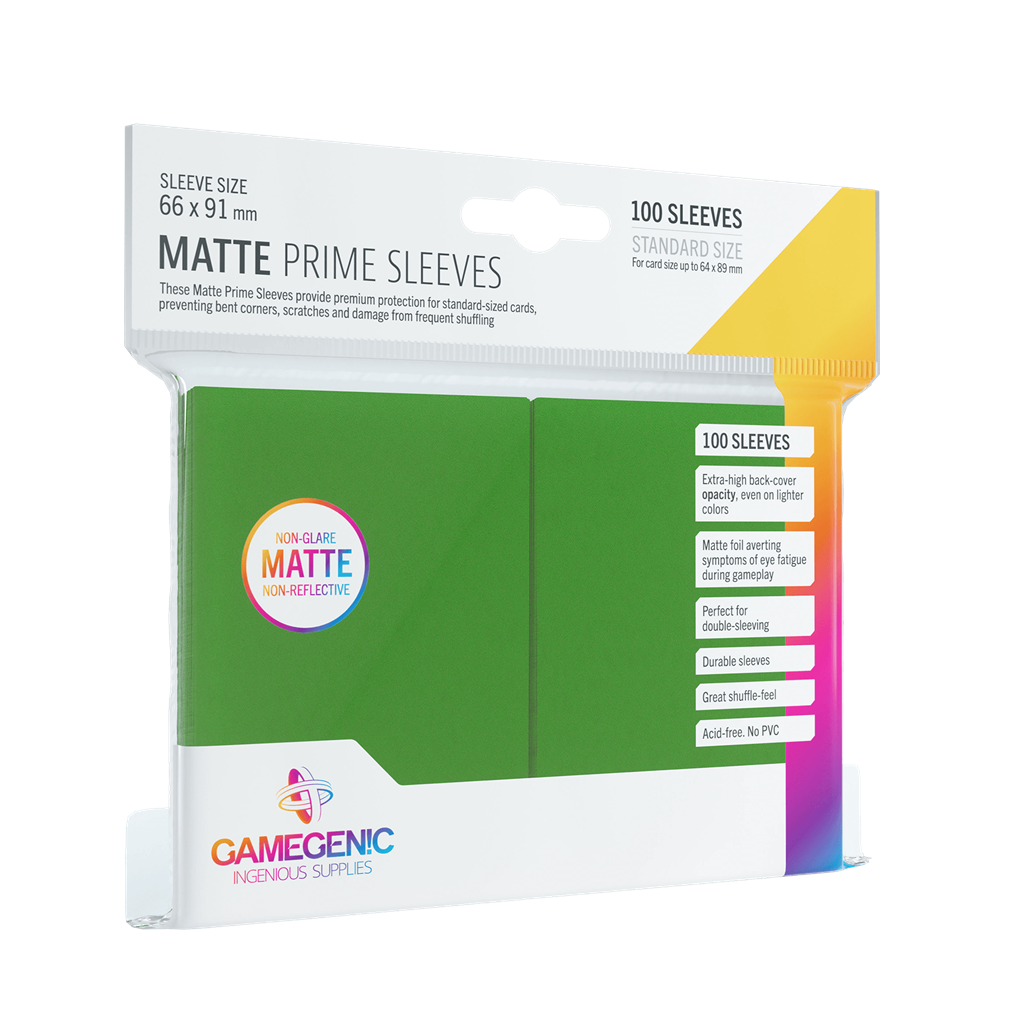 Matte Prime Sleeves Green (100)