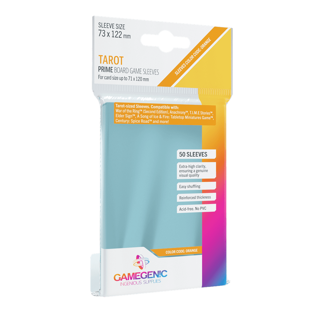 Tarot Prime Sleeves Orange (50)