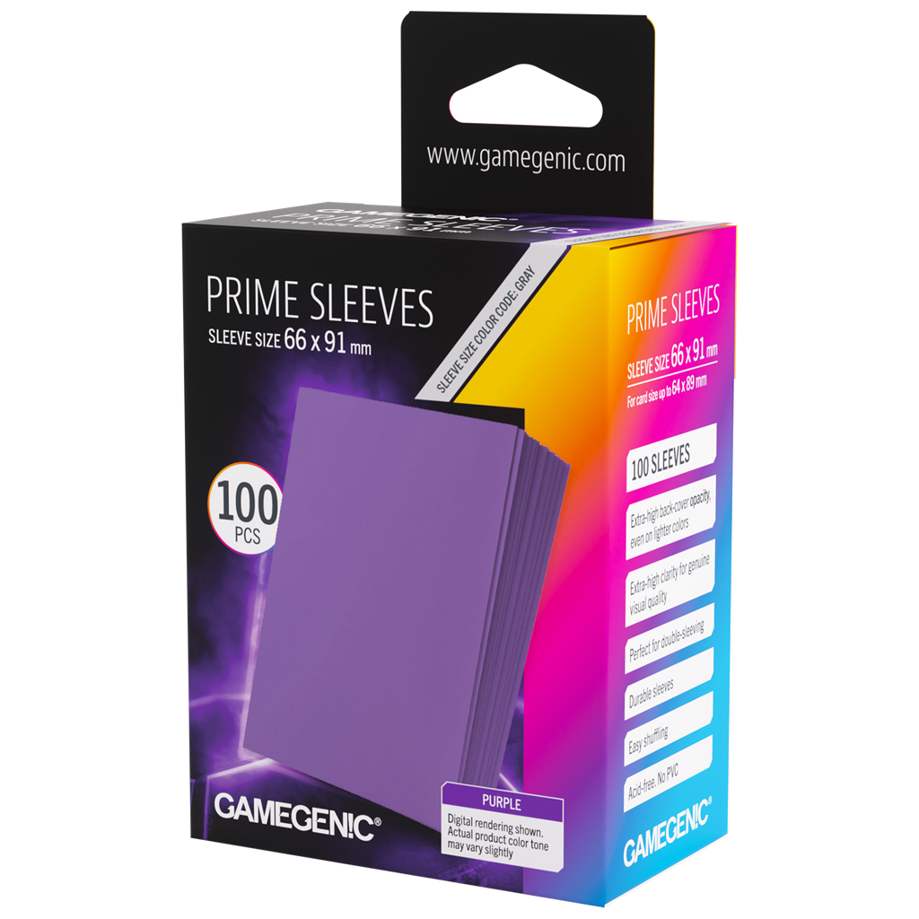 Prime Sleeves Purple (100)